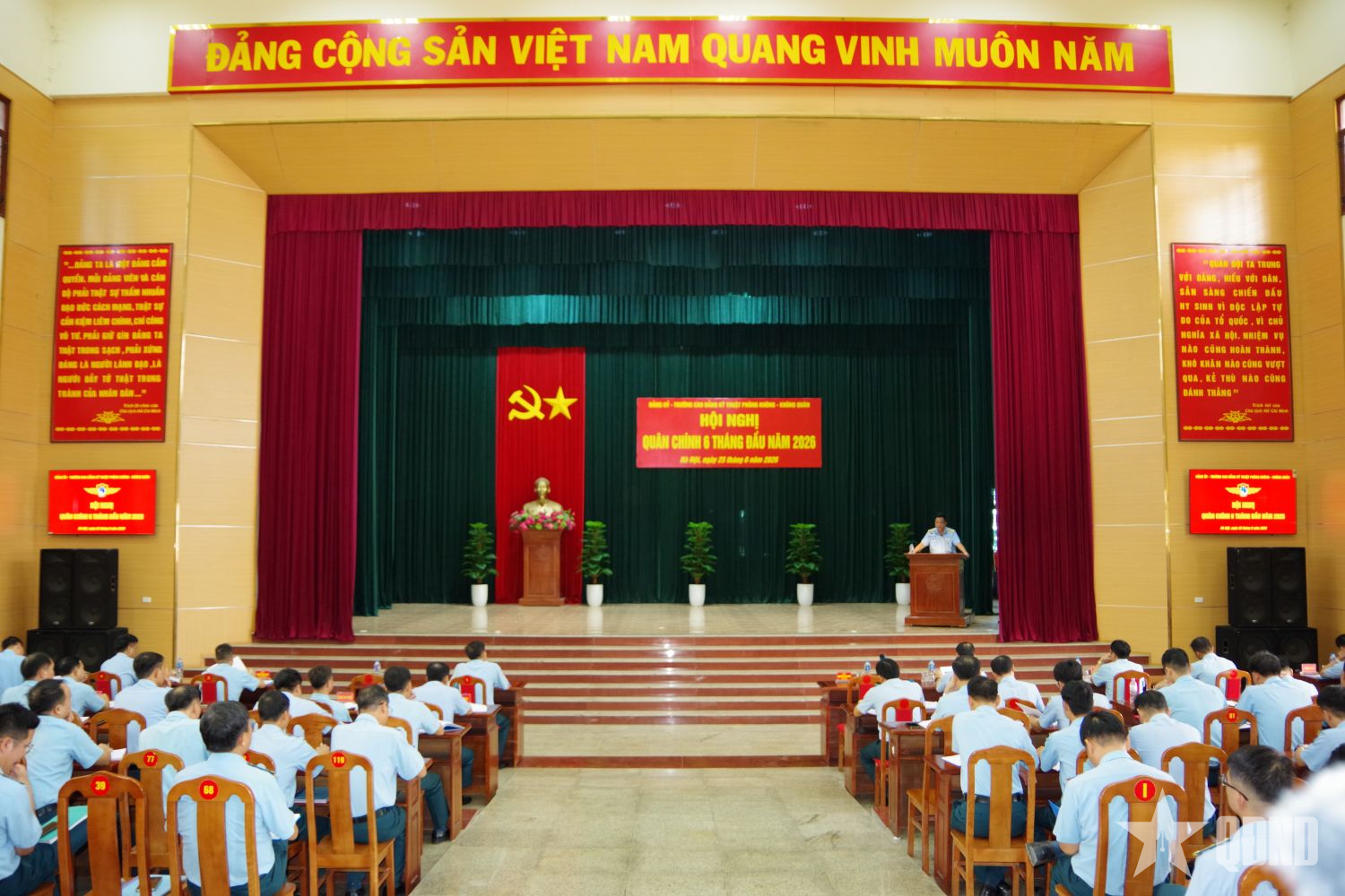 Trường Cao đẳng Kỹ thuật Phòng không - Không quân tổ chức Hội nghị quân chính triển khai nhiệm vụ 6 tháng cuối năm 2026